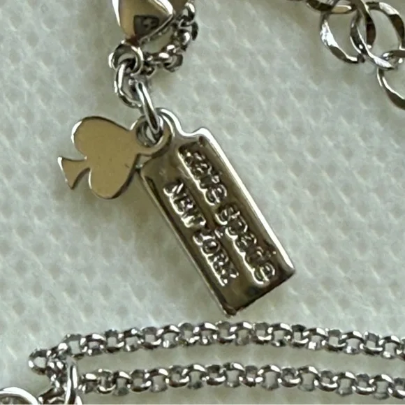 Kate Spade New York Full Circle Mini Pendant Necklace - Silver - Picture 2 of 9